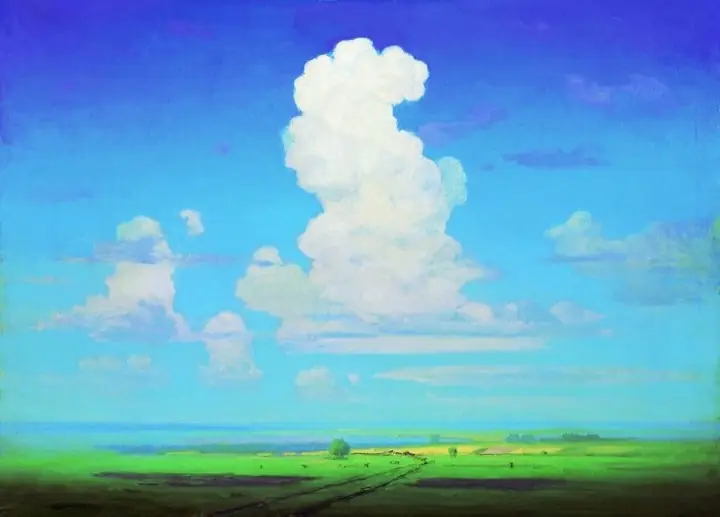草原上的雲