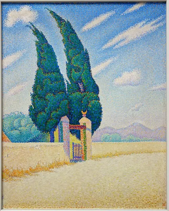 兩棵絲柏
